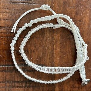Victoria Emerson White Wrap Bracelet
